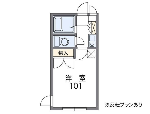 レオパレスＩＫＥＧＡＭＩの物件間取画像